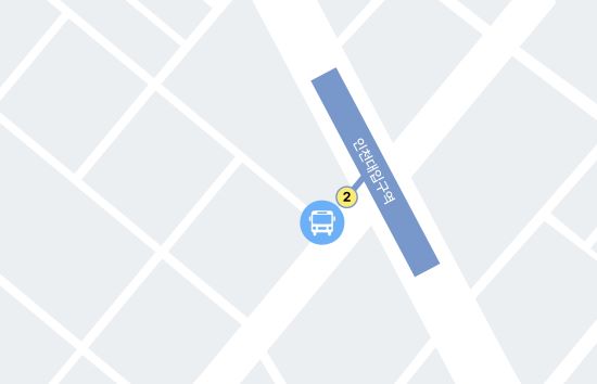 인천대입구역 2번 출구 지도 사진